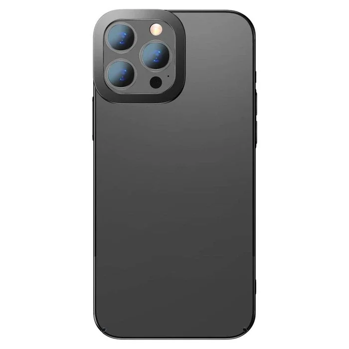 Baseus Glitter iPhone 13 Pro Max 6.7inç Kılıf Renkli Kenar Şeffaf Silikon-1852