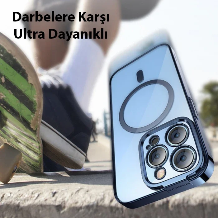 Baseus Glitter iPhone 14 Pro 6.1 Magsafe Silikon Kılıf + Temperli Ekran Koruyucu Set - Şık, Kaymaz ve Çizilmeye Karşı Koruma