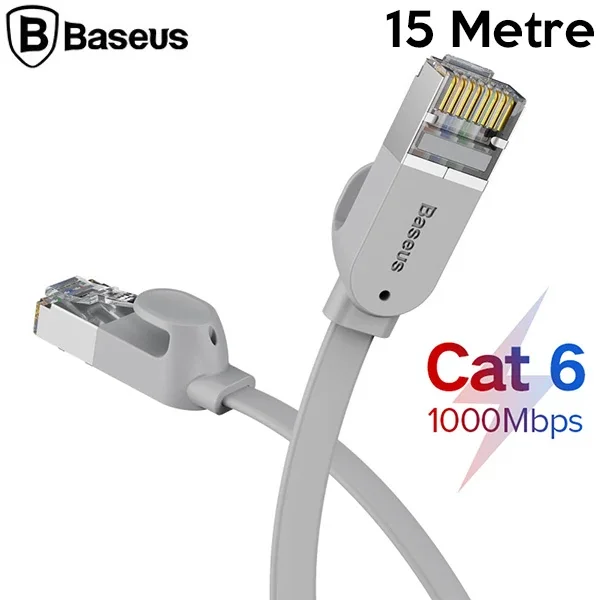 Baseus high Speed Six types of RJ45 Gigabit Ethernet kablosu (round cable)15metre-1852 Baseus high Speed Six types of RJ45 Gigabit Ethernet kablosu (round cable)15metre-1852