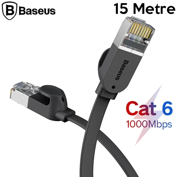 Baseus high Speed Six types of RJ45 Gigabit Ethernet kablosu (round cable)15metre-1852 Baseus high Speed Six types of RJ45 Gigabit Ethernet kablosu (round cable)15metre-1852