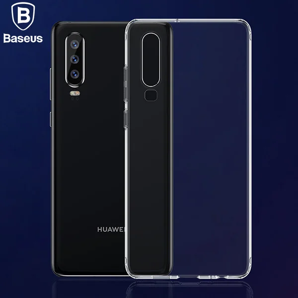 Baseus Huawei P30 Simple Ultra İnce Kamera Korumalı Silikon Kılıf-1852