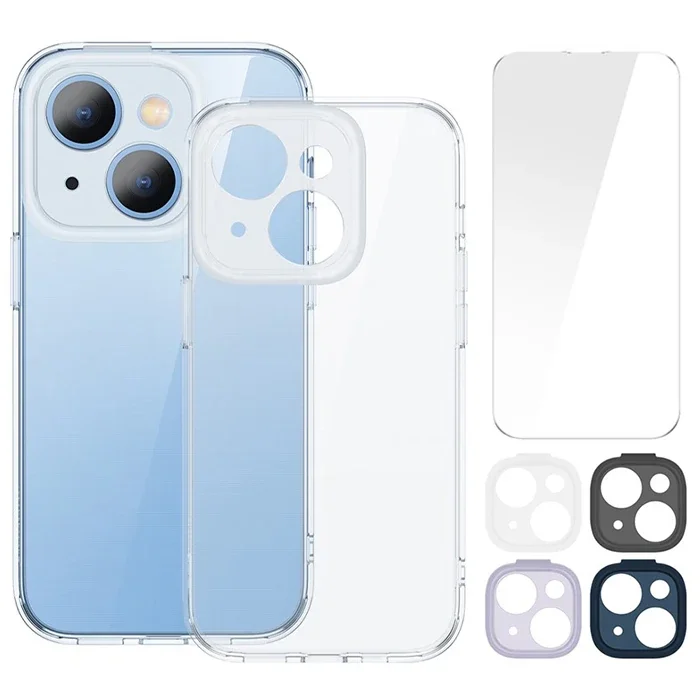 Baseus Illusion Series iPhone 14 Plus 6.7 Silikon Kılıf + Tempered Ekran Koruyucu + 4x Kamera Koruyu-1852 Baseus Illusion Series iPhone 14 Plus 6.7 Silikon Kılıf + Tempered Ekran Koruyucu + 4x Kamera Koruyu-1852 Fiyatı, Yorumları ve Özellikleri