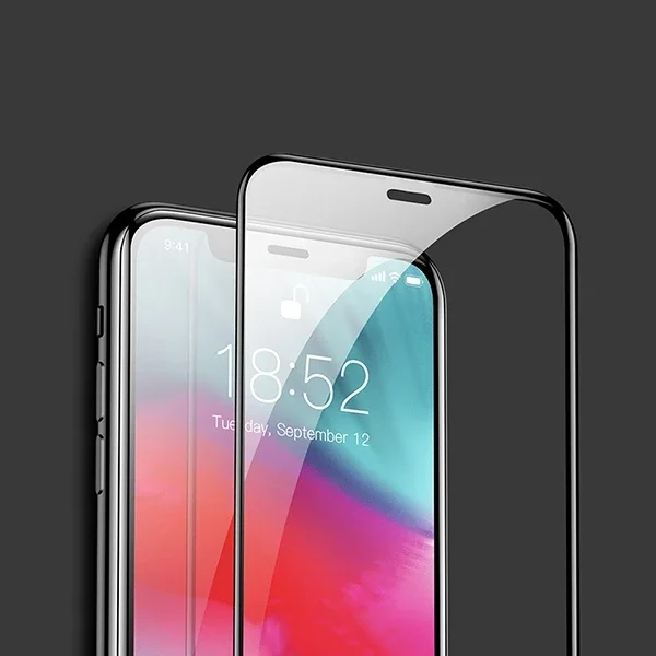 Baseus İPhone 11 Pro 3D Full Kaplama Kırılmaz Cam Koruyucu Tempered Glass Screen Protector-1852 Baseus İPhone 11 Pro 3D Full Kaplama Kırılmaz Cam Koruyucu Tempered Glass Screen Protector-1852
