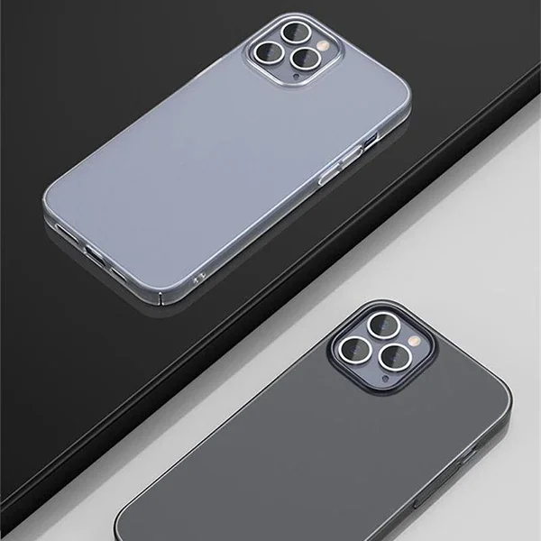 Baseus İPhone 12/ 12 Pro Comfort İnce Şeffaf Kılıf Matte PP Kılıf-1852