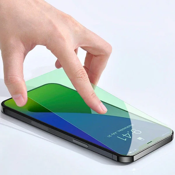BASEUS İPhone 12 Mini 0.30mm Full Tempered Cam Ekran Koruyucu 2Set Anti-Bluelight-1852