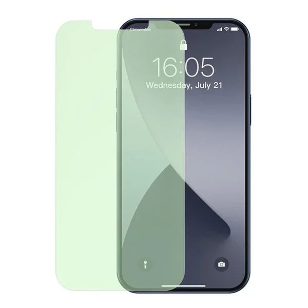 BASEUS İPhone 12 Pro Max 6.7 0.30mm Full Tempered Cam Ekran Koruyucu 2Set Anti-Bluelight-1852 BASEUS İPhone 12 Pro Max 6.7 0.30mm Full Tempered Cam Ekran Koruyucu 2Set Anti-Bluelight-1852