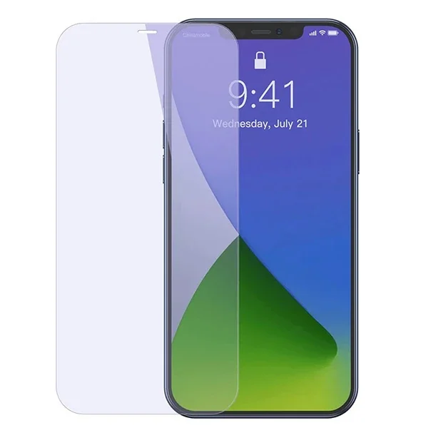 Baseus İPhone 12/12 PRO 6.1 0.3mm Antiblue Cam Ekran Koruyucu 2Adet-1852 Baseus İPhone 12/12 PRO 6.1 0.3mm Antiblue Cam Ekran Koruyucu 2Adet-1852