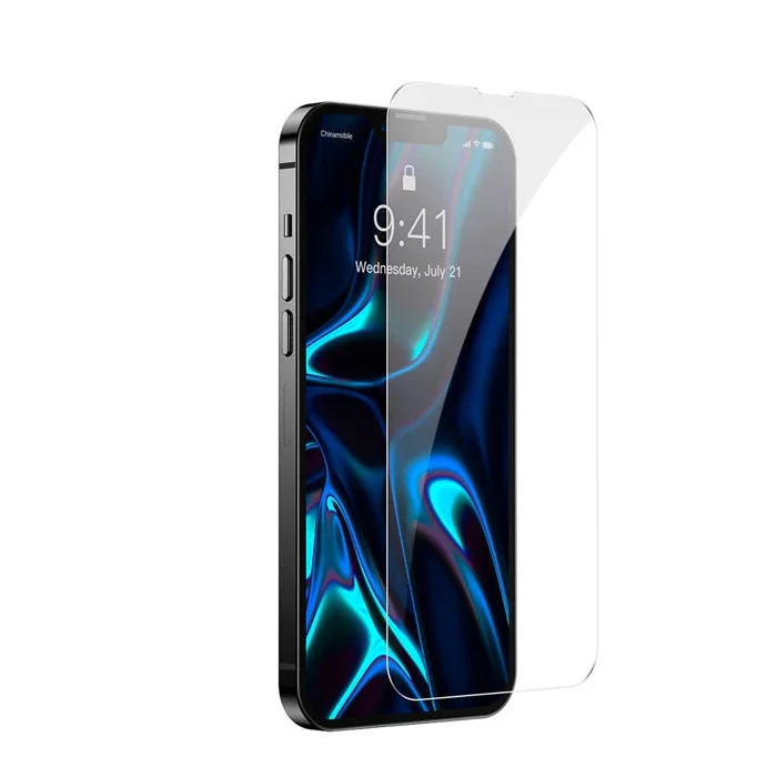 Baseus iPhone 13 Mini 0.3mm Tempered Full Cam Ekran Koruyucu 2 Adet Set-1852