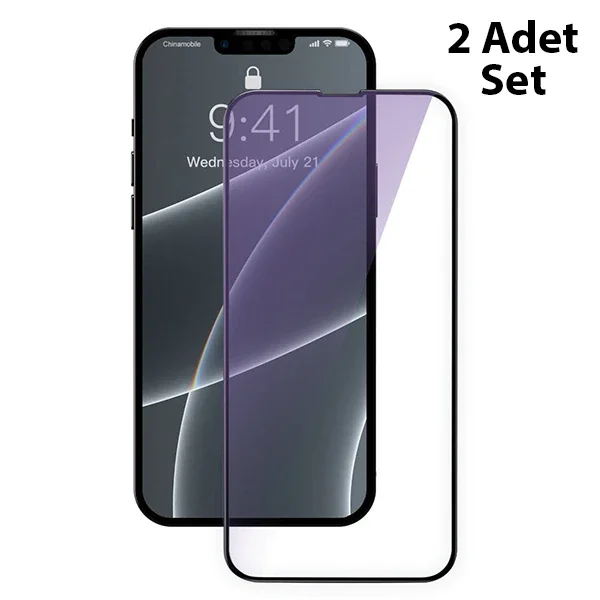 Baseus iPhone 13 Mini 0.3mm Full Çerçeve Cam Ekran Koruyucu 2 Adet-1852