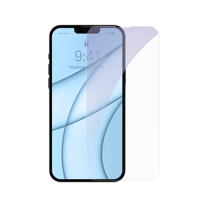 Baseus iPhone 13 Mini 0.3mm Göz Korumalı Full Cam Ekran Koruyucu 2 Adet Set-1852