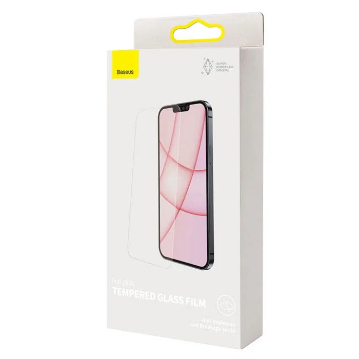 Baseus iPhone 13 Pro Max 0.3mm Tempered Full Cam Ekran Koruyucu 2 Adet Set-1852