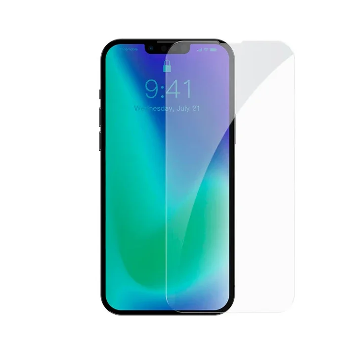 Baseus iPhone 13 Pro Max 0.3mm Tempered Full Cam Ekran Koruyucu 2 Adet Set-1852