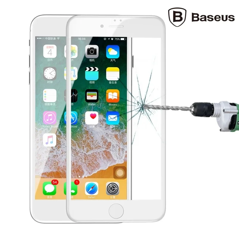 Baseus İPhone 78 Plus 4D Cam Ekran Koruyucu Kavisli Full Kaplama Kırılmaz Cam-1852 Baseus İPhone 78 Plus 4D Cam Ekran Koruyucu Kavisli Full Kaplama Kırılmaz Cam-1852