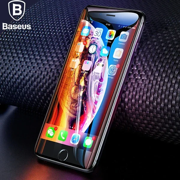 Baseus İPhone 8 Plus 7 Plus 6S-6Plus 3D 023mm Full Kırılmaz Cam Ekran Koruyucu-1852