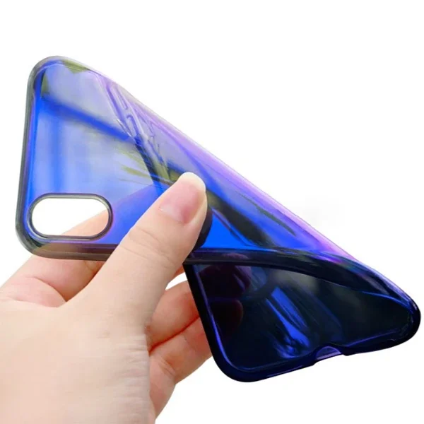 Baseus İPhone Xs Max Glow Case Şeffaf Silikon Kılıf-1852 Baseus İPhone Xs Max Glow Case Şeffaf Silikon Kılıf-1852