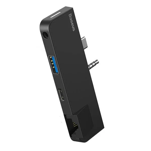 Baseus Multifunctional HUB Surface Go(Type-C+Audio to RJ45+USB3.0+Type-C(data)+Audio)-1852 Baseus Multifunctional HUB Surface Go(Type-C+Audio to RJ45+USB3.0+Type-C(data)+Audio)-1852