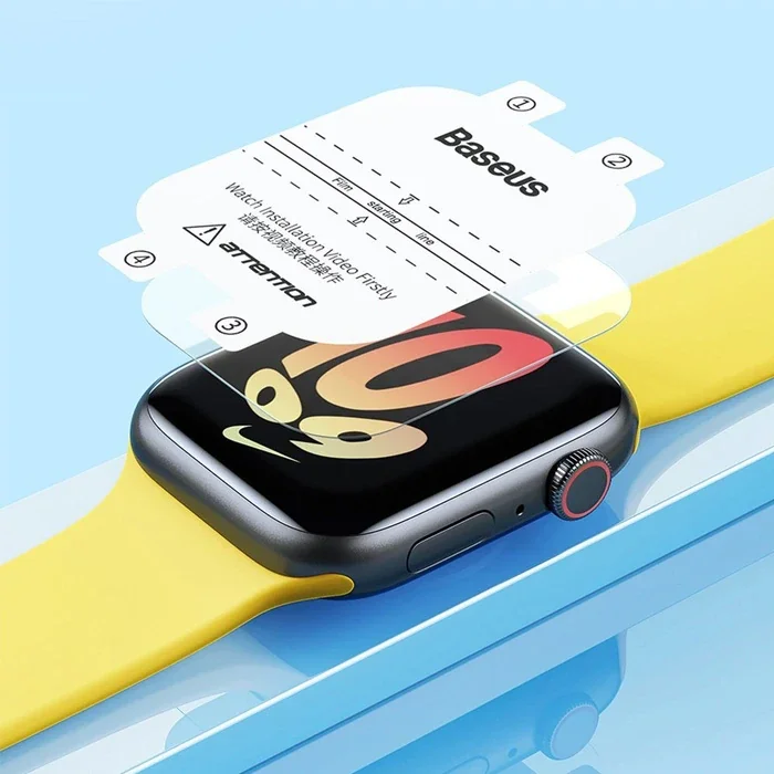 Baseus NanoCrystal Series Apple Watch 4/5/6/SE/SE 2 40mm Ekran Koruyucu 2 Adet-1852