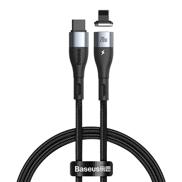 Baseus PD 20W İPhone 131211XS USB-C Manyetik Şarj Kablosu 2m-1852 Baseus PD 20W İPhone 131211XS USB-C Manyetik Şarj Kablosu 2m-1852