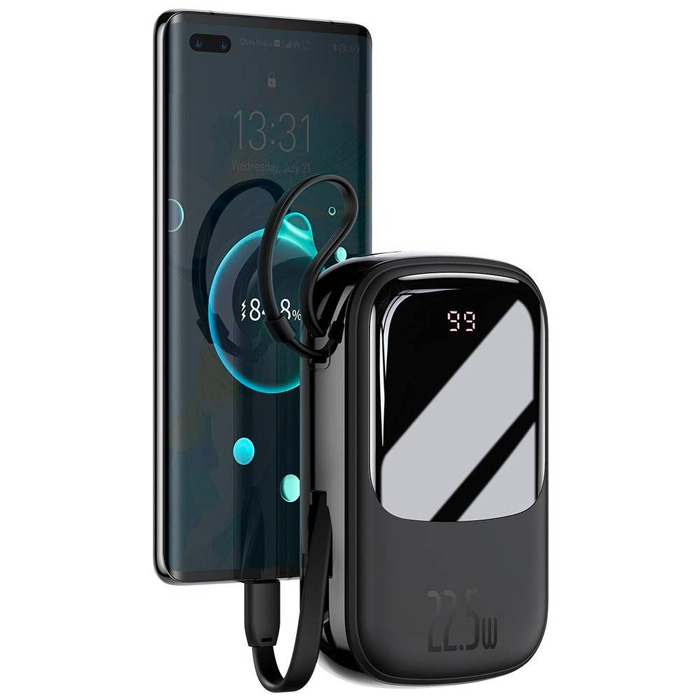 Baseus  Qpow Pro Dijital Göstergeli 10000Mah 22.5W Hizli Şarj Powe