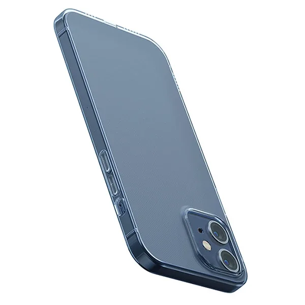 Baseus Simple Case İPhone 12 Mini 5.4 İnce Silikon Şeffaf Kılıf-1852