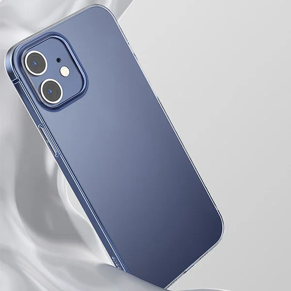 Baseus Simple Case İPhone 12 Mini 5.4 İnce Silikon Şeffaf Kılıf-1852