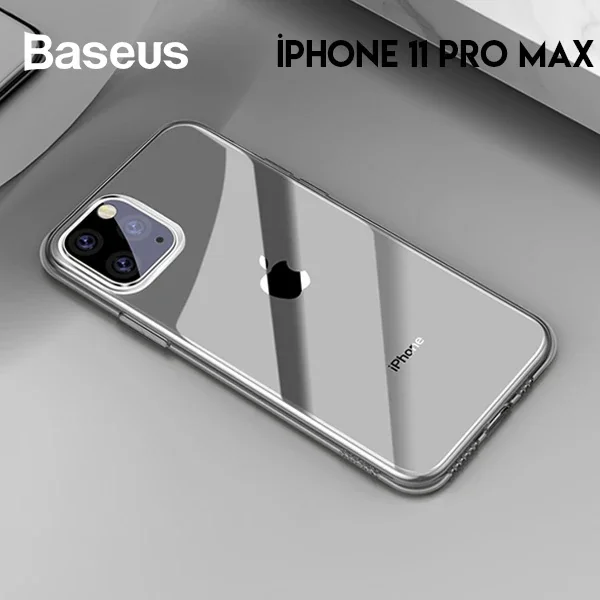 Baseus Simplicity Series iPhone 11 Pro Max 6.5 Kılıf Şeffaf Gel Silikon Kılıf-1852 Baseus Simplicity Series iPhone 11 Pro Max 6.5 Kılıf Şeffaf Gel Silikon Kılıf-1852