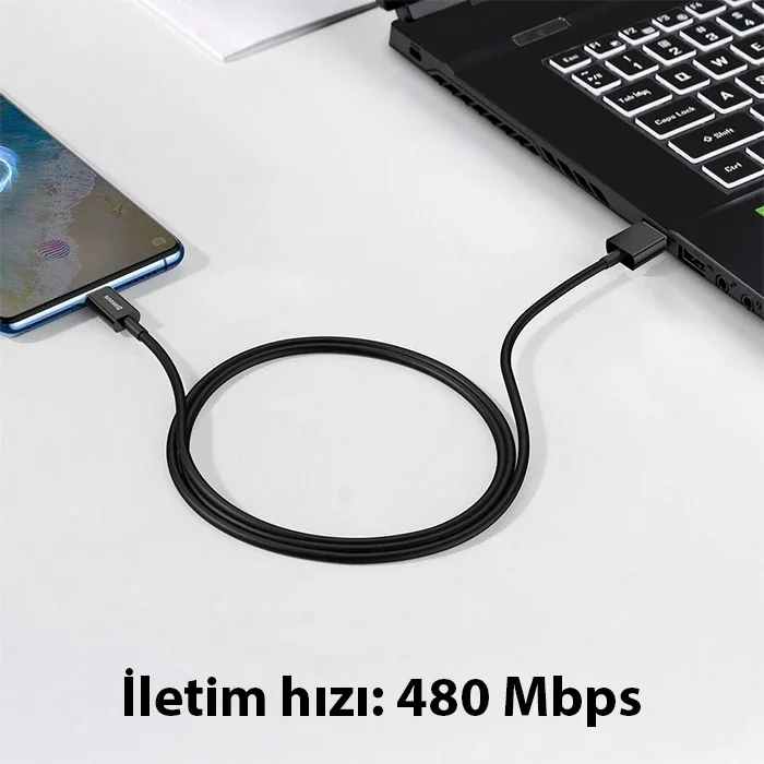 Baseus Superior Series USB to Mikro Hızlı Şarj ve Data Kablosu 2A 1m-1852 Baseus Superior Series USB to Mikro Hızlı Şarj ve Data Kablosu 2A 1m-1852