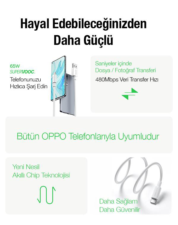 Baseus  Superior Series 65W Usb To Type-C Hizli Data Şarj Kablosu 