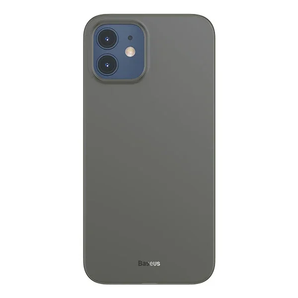 Baseus Wing Case İPhone 12 6.1 Kılıf Ultra İnce Lux Mat Şeffaf Kılıf-1852