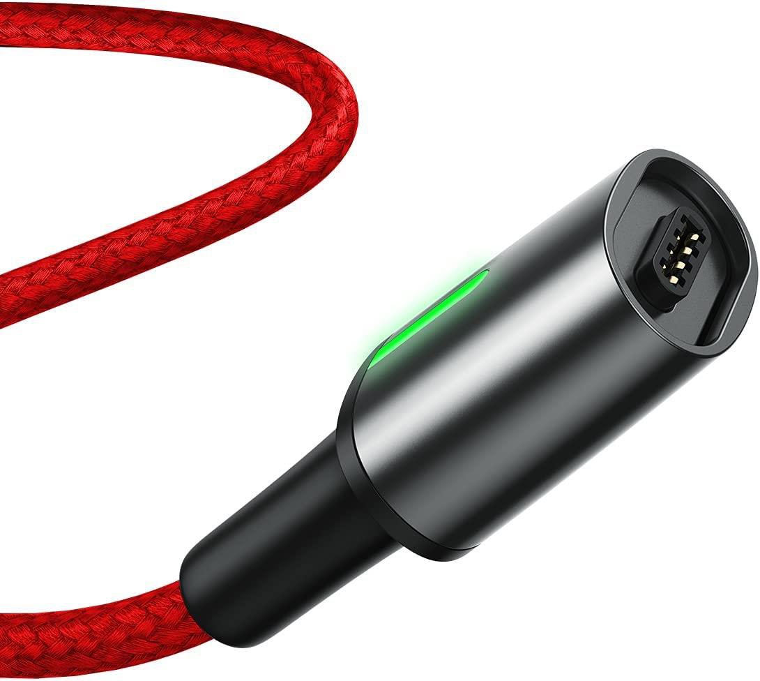 Baseus  Zinc Magnetic Şarj Data Kablosu Type-C Başlik 3A 1Metre