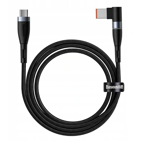 Baseus Zinc Manyetik Type-C to DC Square Portu Lenovo Laptop Şarj Kablosu 100W 2m-1852 Baseus Zinc Manyetik Type-C to DC Square Portu Lenovo Laptop Şarj Kablosu 100W 2m-1852