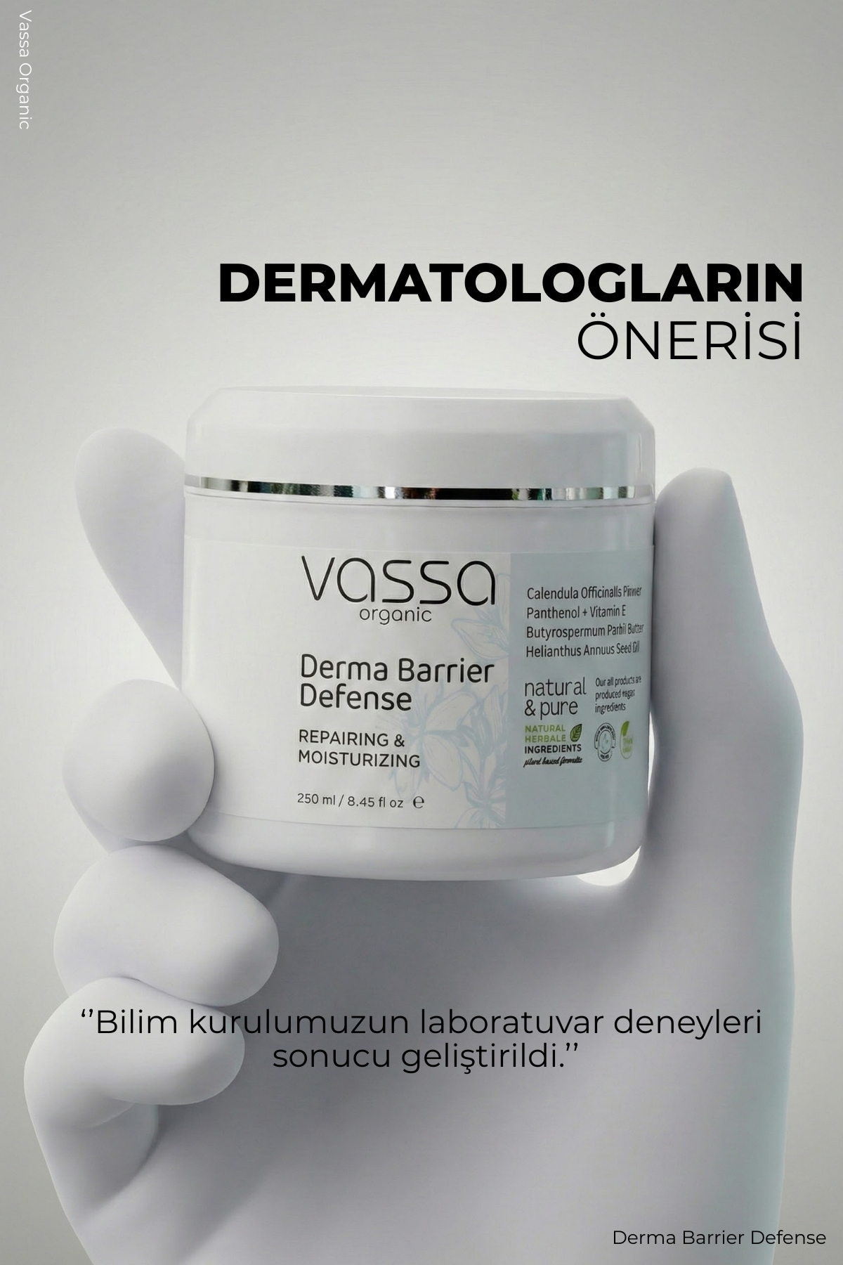Bası ve Diyabetik Yaralar İçin Cilt Bariyerini Güçlendiren Bakım Kremi - Yatak Yarası Kremi 250 ml