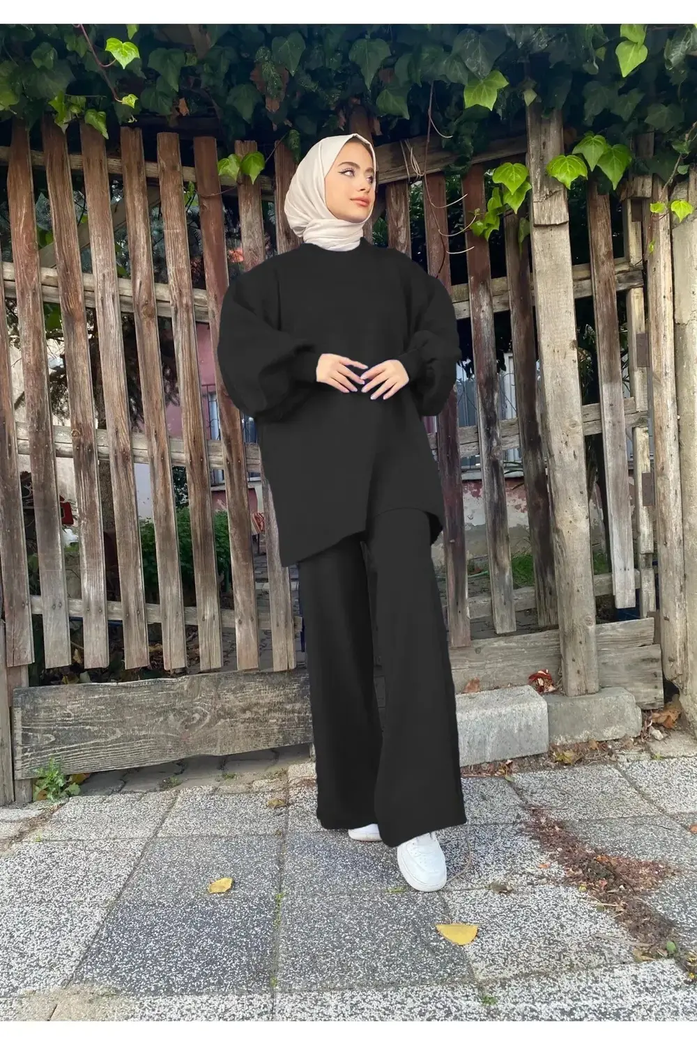 BASIC BALON KOL SADE TESETTÜR TRİKO TAKIM