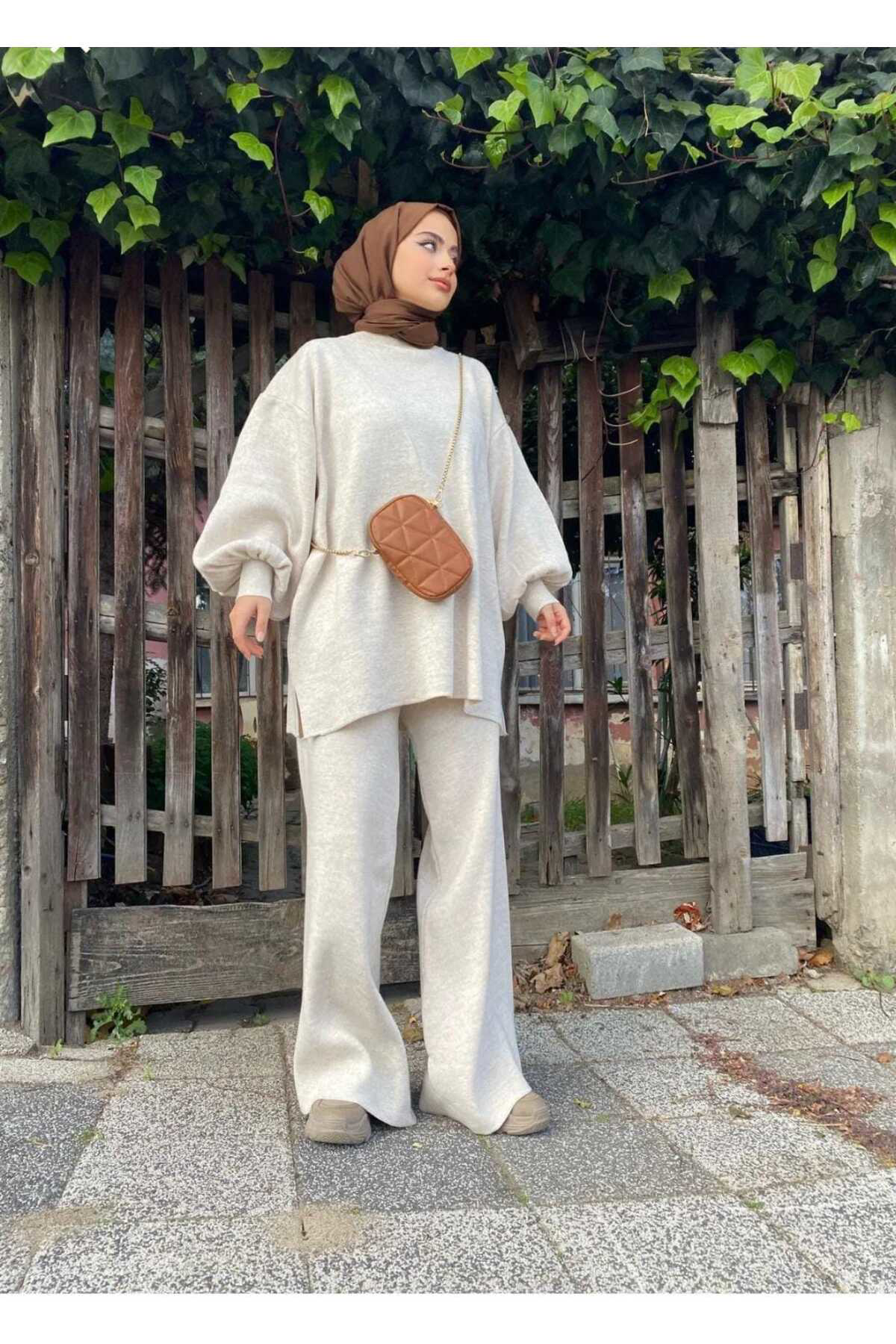 Mıncırık Kids Basic Balonkol Triko Takım