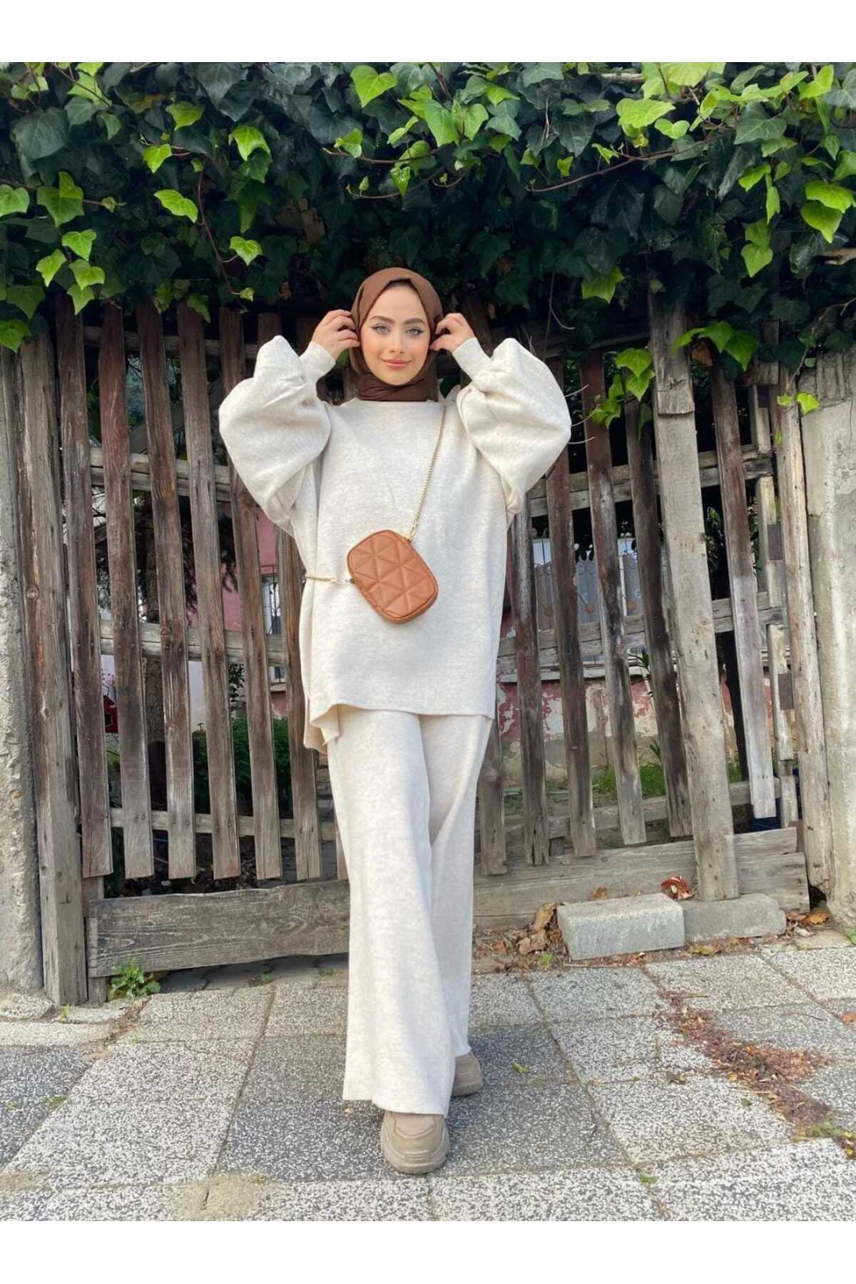 Mıncırık Kids Basic Balonkol Triko Takım