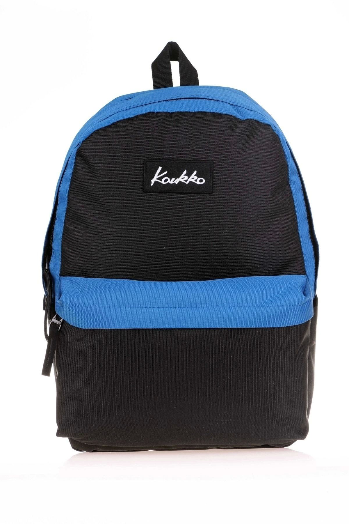 Kaukko Basıc Colors Sırt Çantası ( Siyah-Çivit )