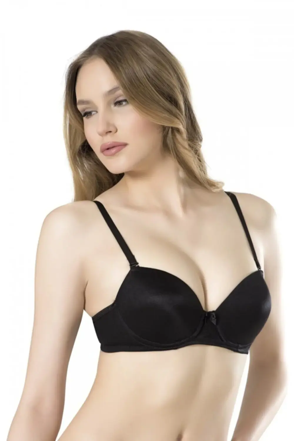 Basic Içi Dolu Destekli Sütyen 3000 Siyah