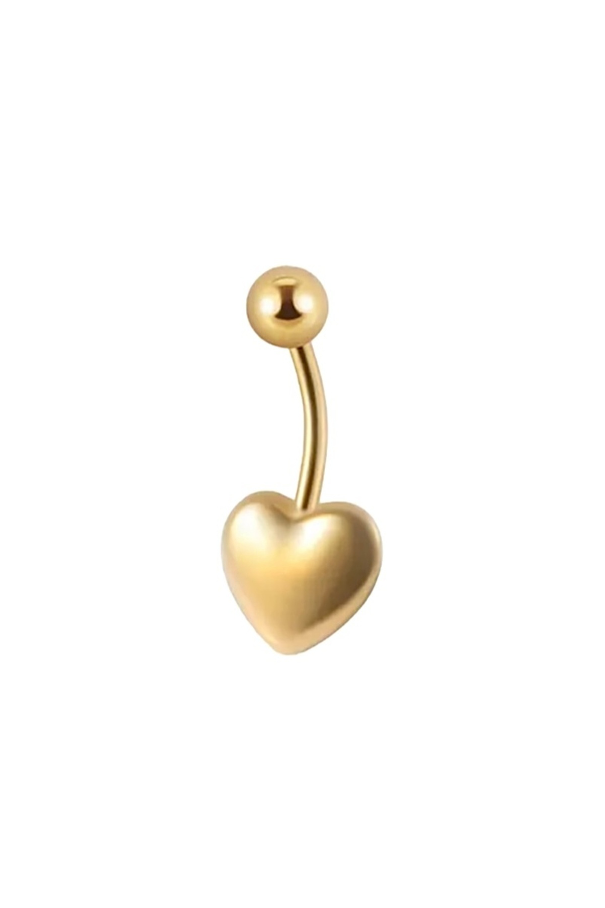 Basic Kalpli Göbek Piercing %100 316L Cerrahi Çelik