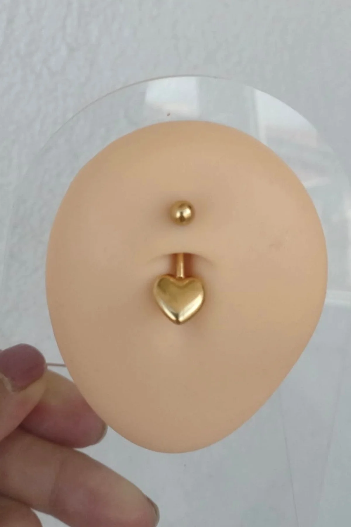 Basic Kalpli Göbek Piercing %100 316L Cerrahi Çelik