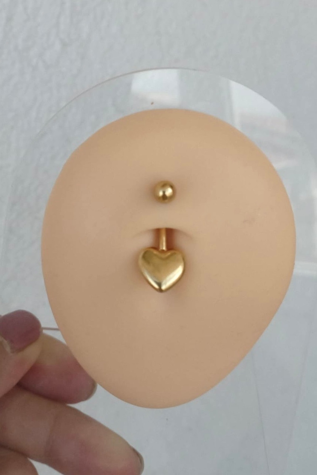 Basic Kalpli Göbek Piercing %100 316L Cerrahi Çelik