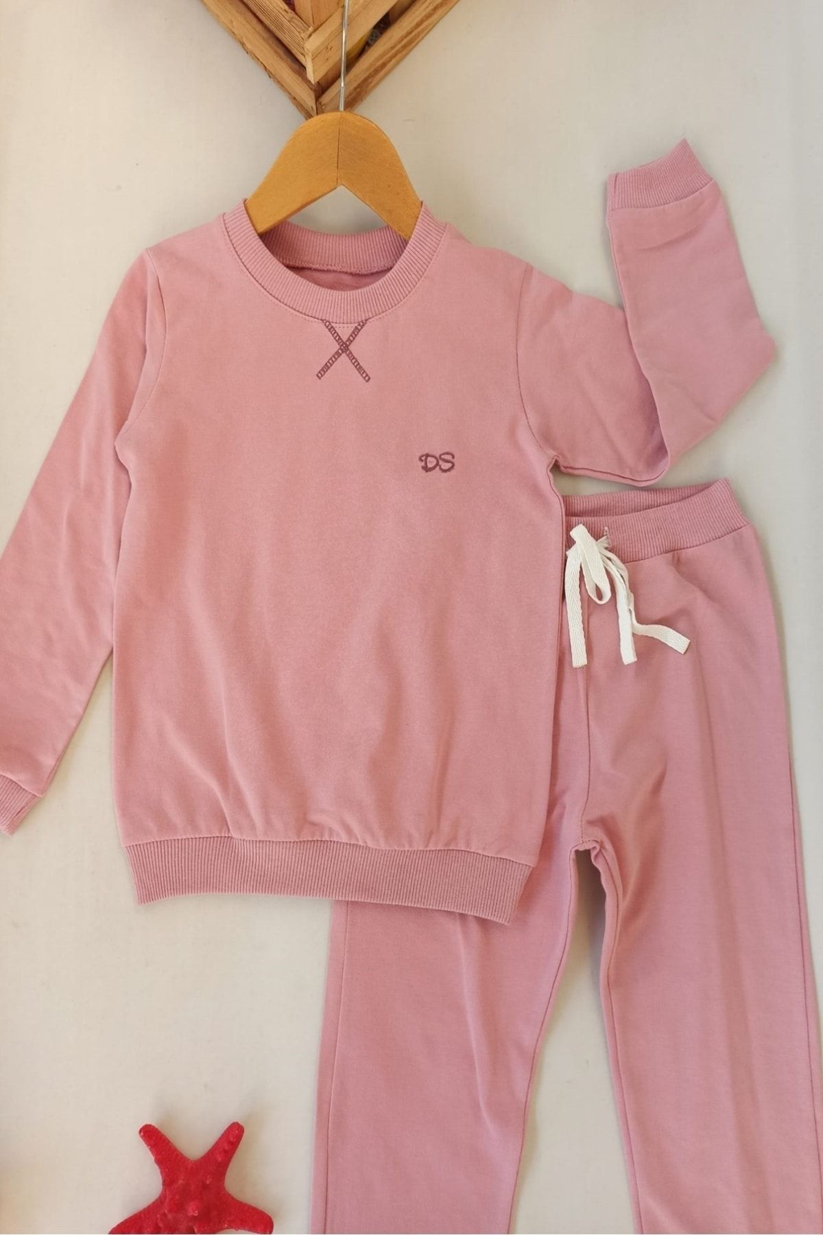 Basic Karyoka Detaylı Sweatshirt Takım 5-8 Yaş