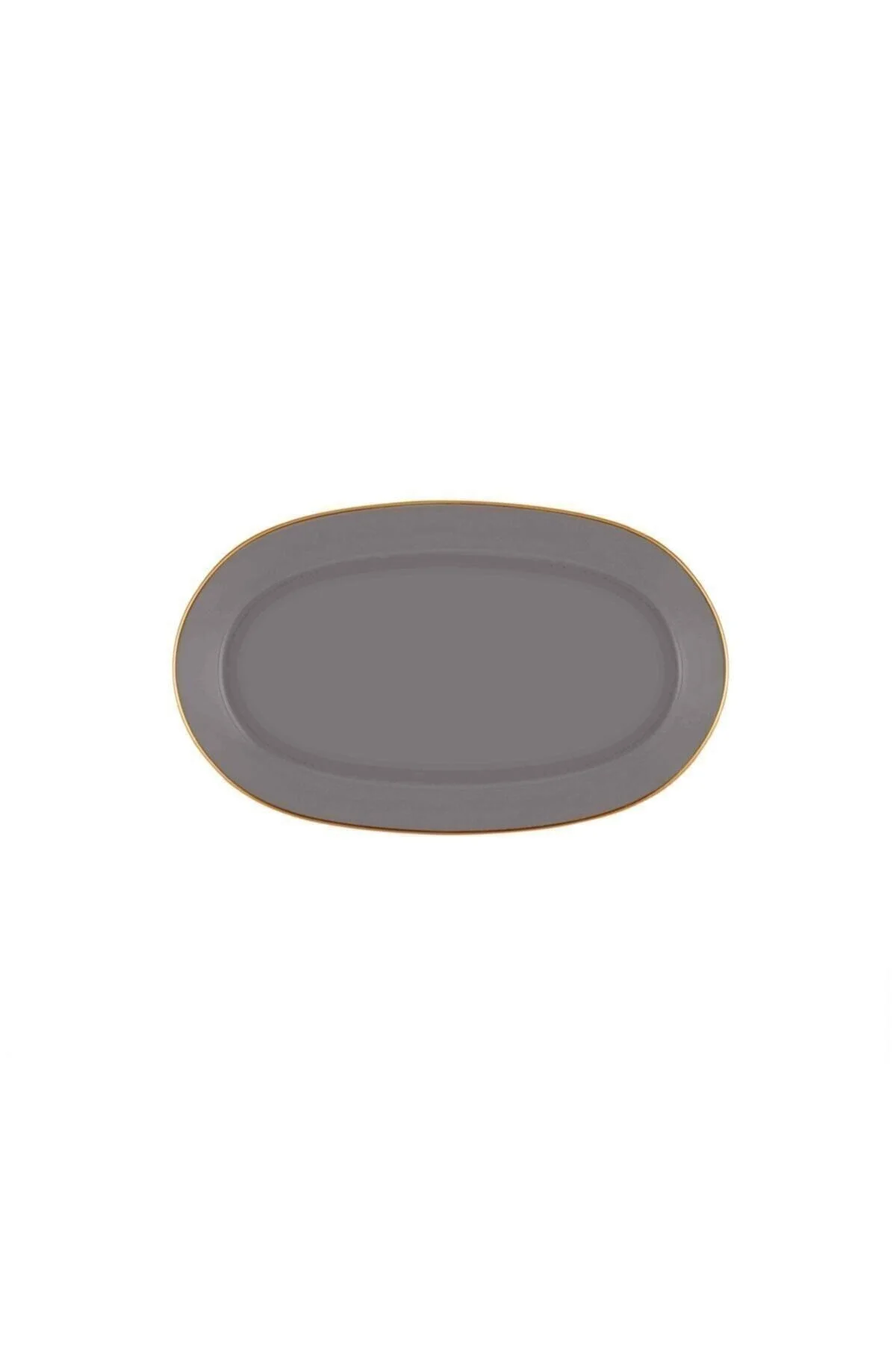 Basic Oval Servis Gri- 26cm 2 Li Set