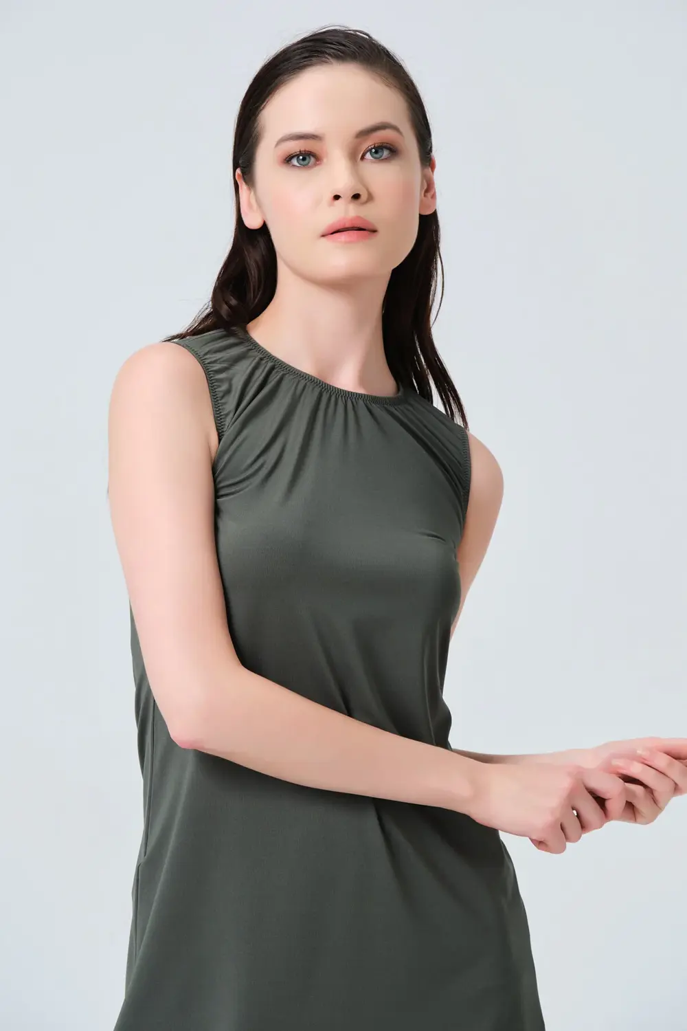 Basic Sıfır Kol Tam Kapalı Mayo