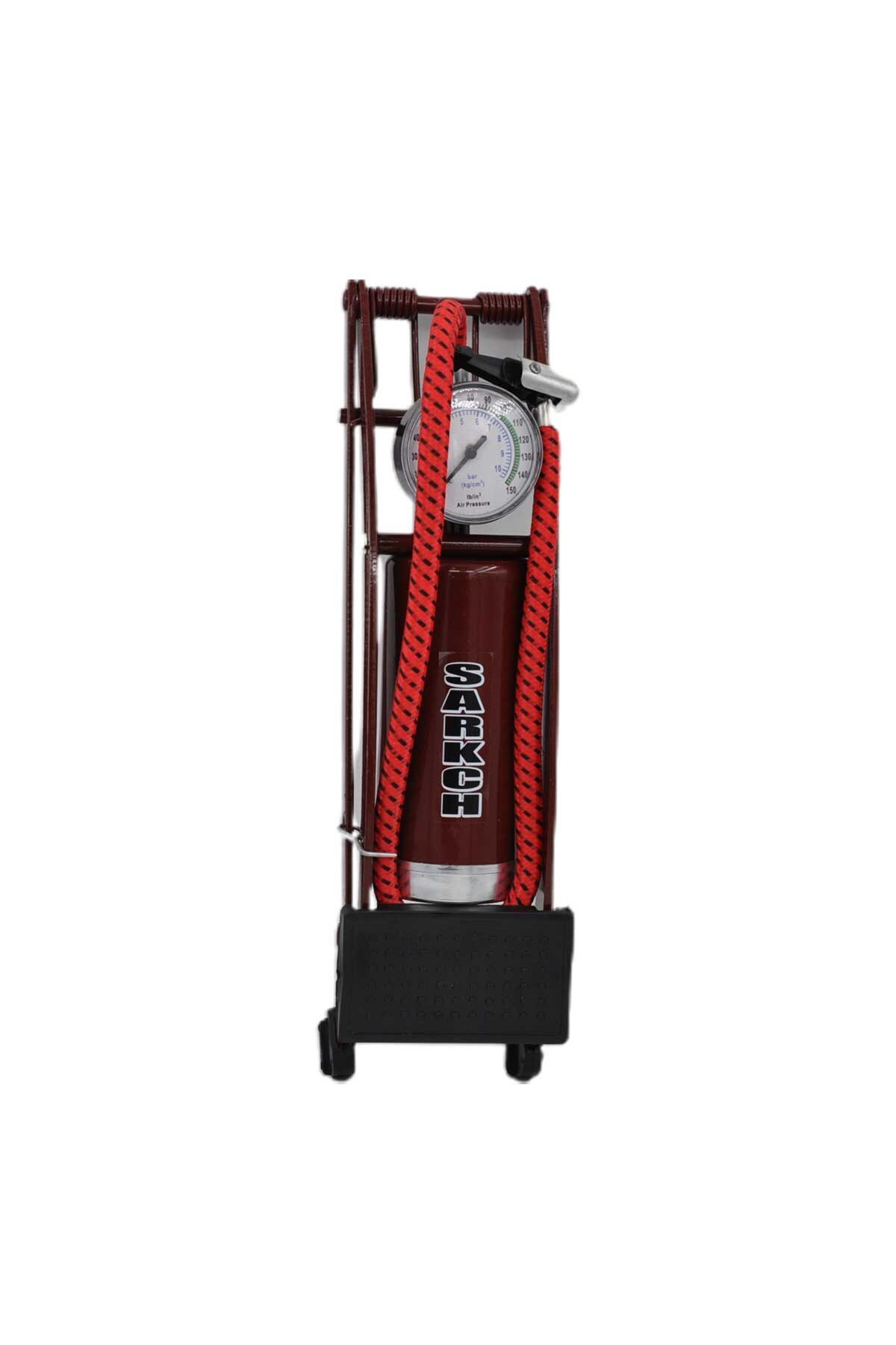 Ok Aksesuar Basınç Göstergeli Ayak Pompası Araba Bisiklet Motor Lastik Pompas