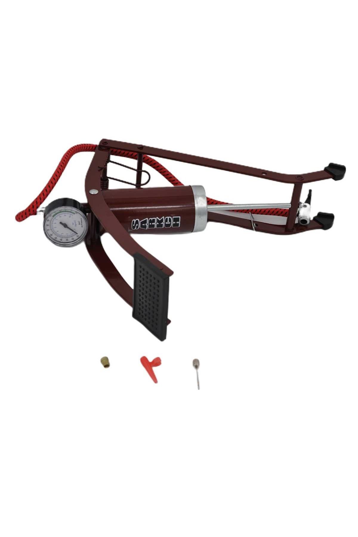 Ok Aksesuar Basınç Göstergeli Ayak Pompası Araba Bisiklet Motor Lastik Pompas