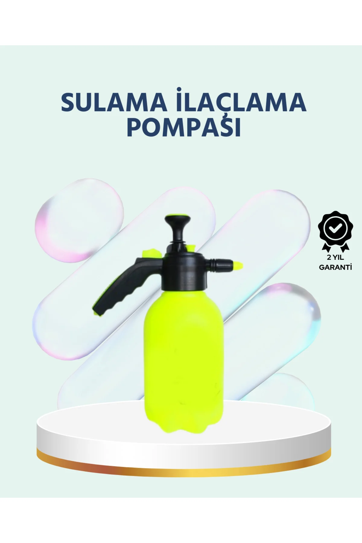 Basınçlı El Pompası 2 Litre Bakır Nozul Ayarlı Jet ve Dağınık Atı