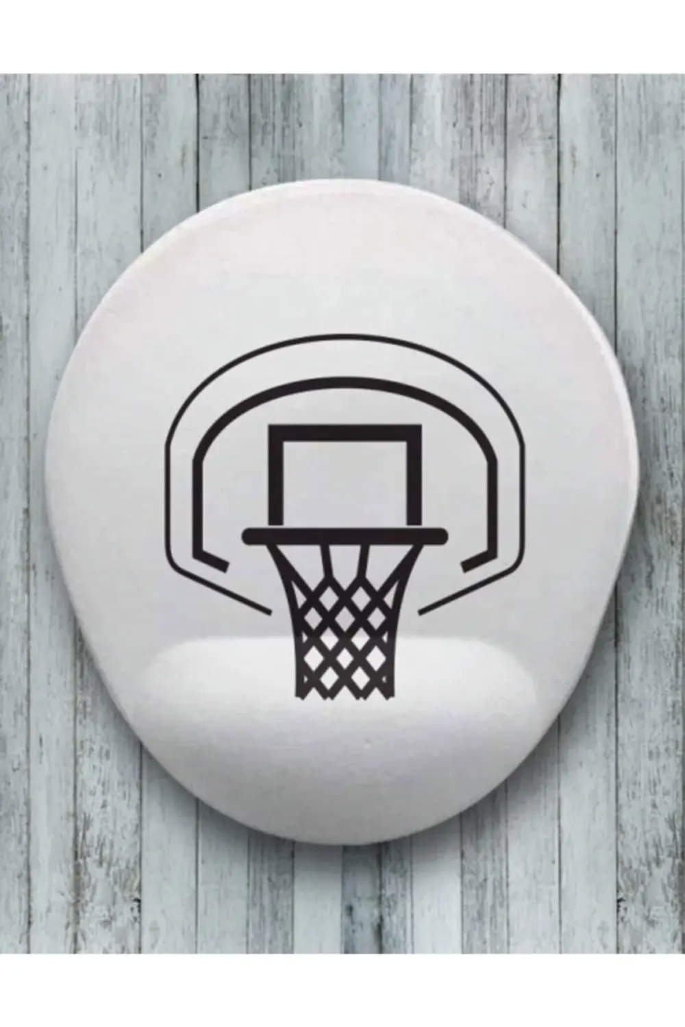 Basketball Oval Bilek Destekli Mouse Pad