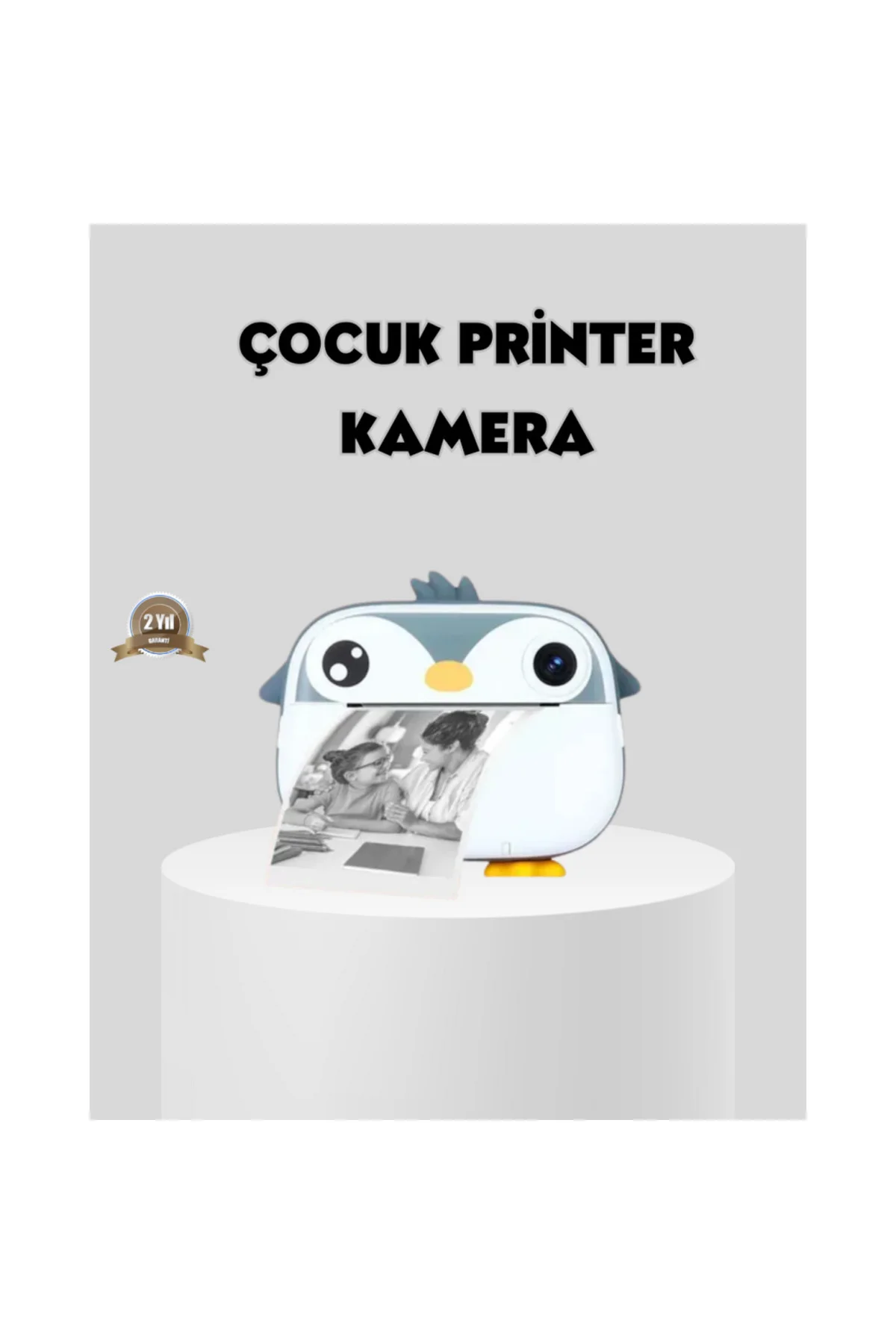 Baskı Çocuk Kamerası Hd Çekim Usb Şarjlı Eğitici Oyuncak