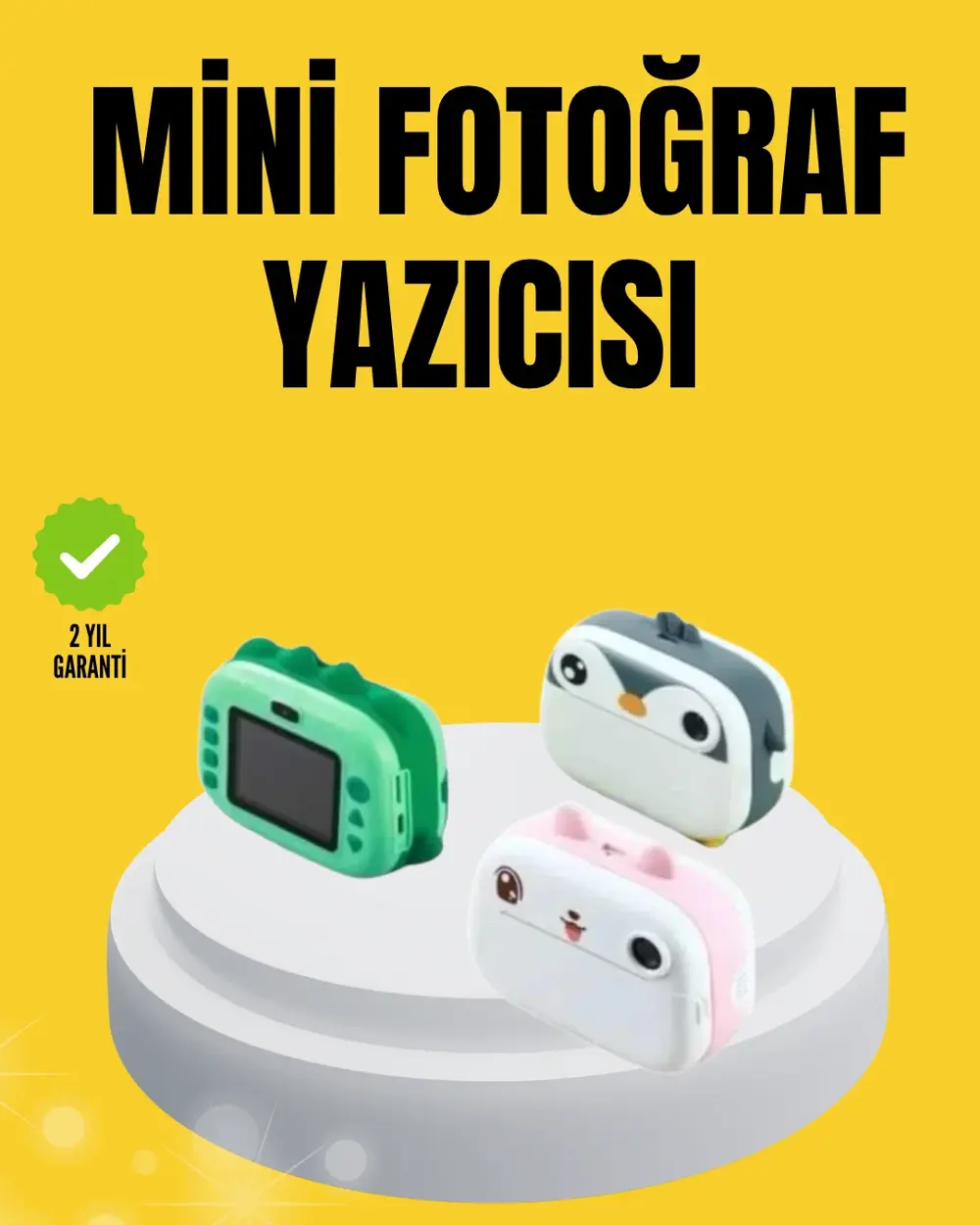 Baskı Kamera – Çift Lensli, Anında Baskı ve 10X Zoom Özellikli Di