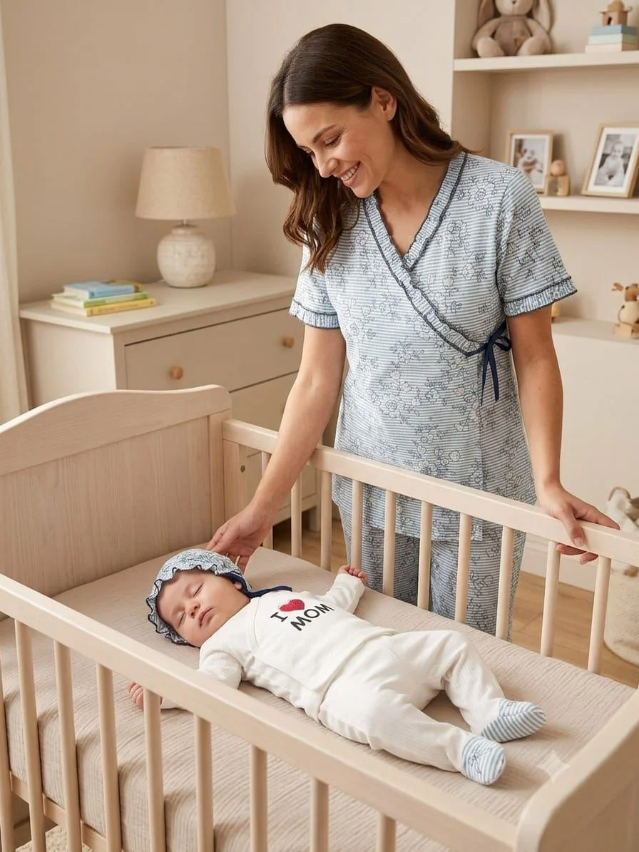 BASKILI ANNE BEBEK LOHUSA SET 3 Ay Kız